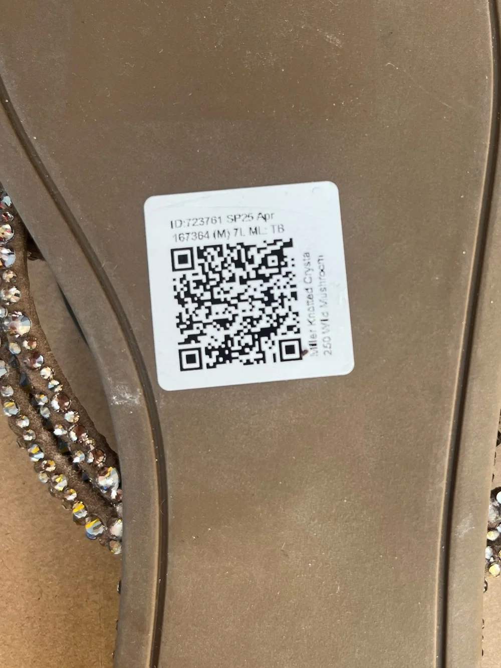 Tory Burch MILLER CRYSTAL KNOTTED SANDAL